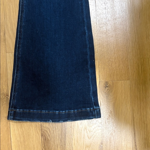 Kancan Denim Jeans Flare Size 3/25 Dark Wash Mid Rise Stretch Long - Picture 5 of 6